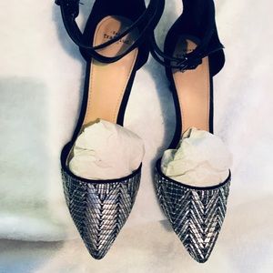 “Zara” night out shoes! Worn once! Size 8.